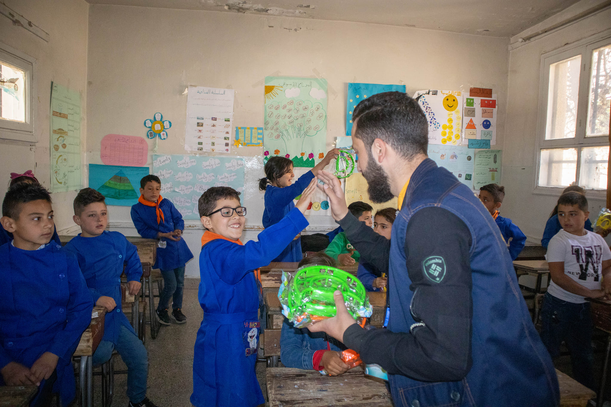💚✨ لقطات جميلة لفريق الدعم النفسي